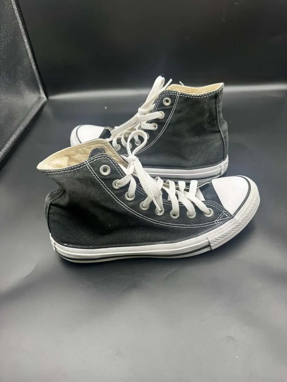 Converse Chuck Taylor All Star High Top Black Sneakers - Picture 3 of 6